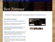 Tablet Screenshot of benzimmer.com